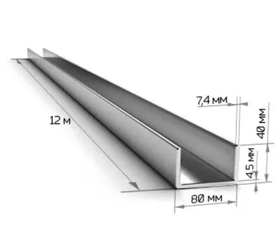 Швеллер 8 У - фото