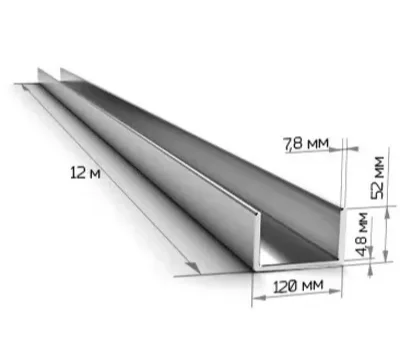 Швеллер 12 У - фото