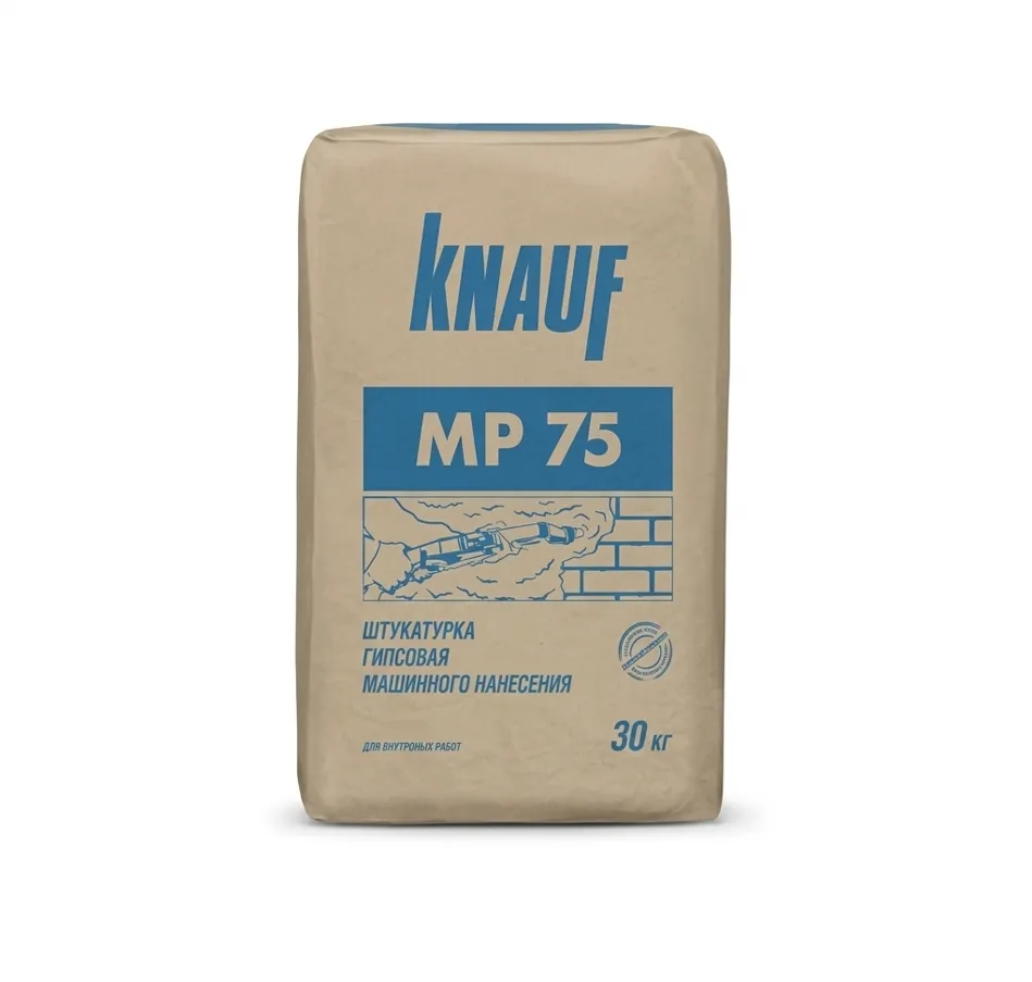 Купить Штукатурка гипсовая 30 кг машинного нанесения Knauf МП 75