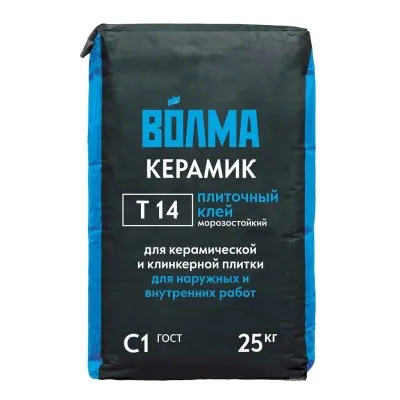 Смесь сухая клеевая на цементном вяжущем ВОЛМА-Керамик 25 кг - фото