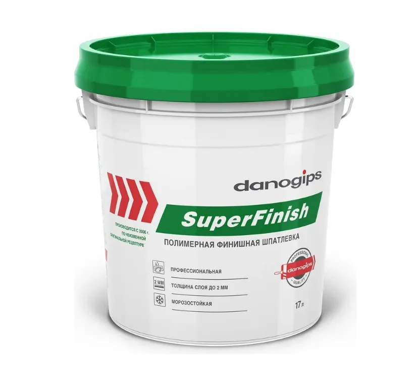 Купить Шпатлевка Danogips SuperFinish универсальная 17 л /28 кг Кнауф
