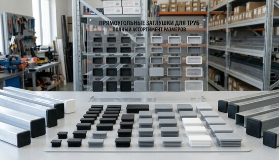 Прямоугольные заглушки для труб